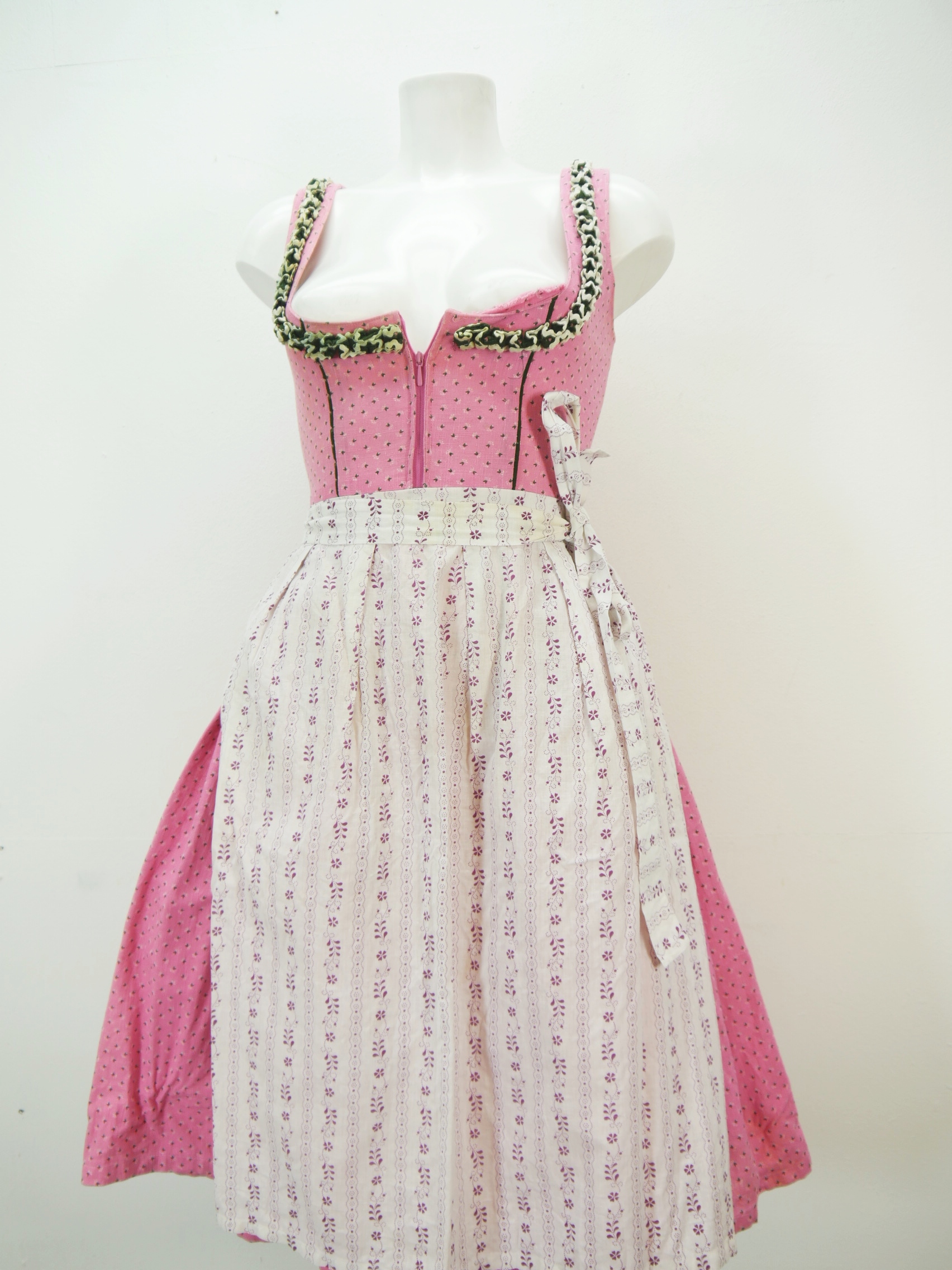 Generisch Damen Dirndl Roseline Gr.32-48 - Trachtenkleid Mit Schürze Für Oktoberfest