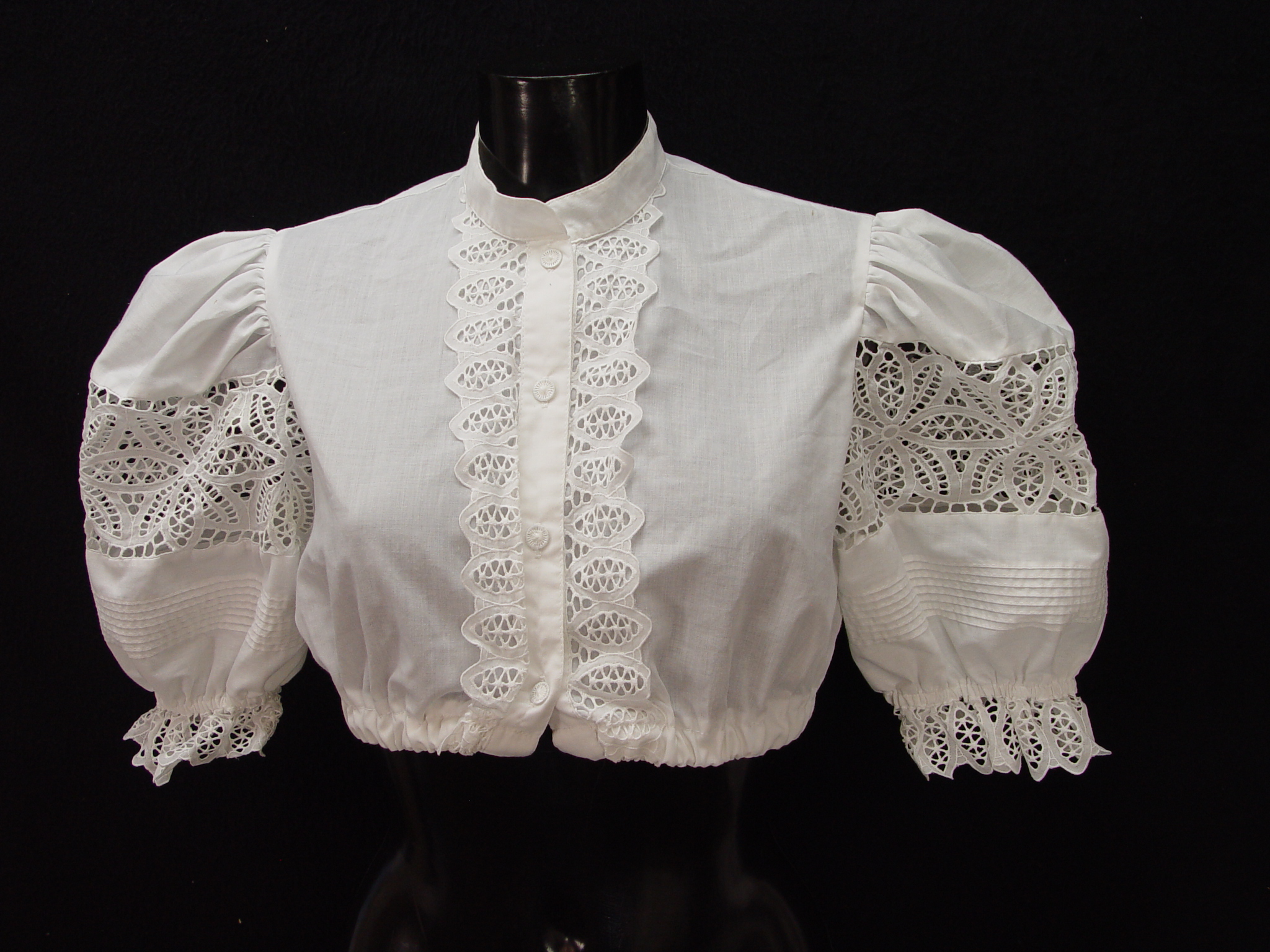 Size 36 dirndl blouse Blouse for dirndl with great lace Trachten blouse ...