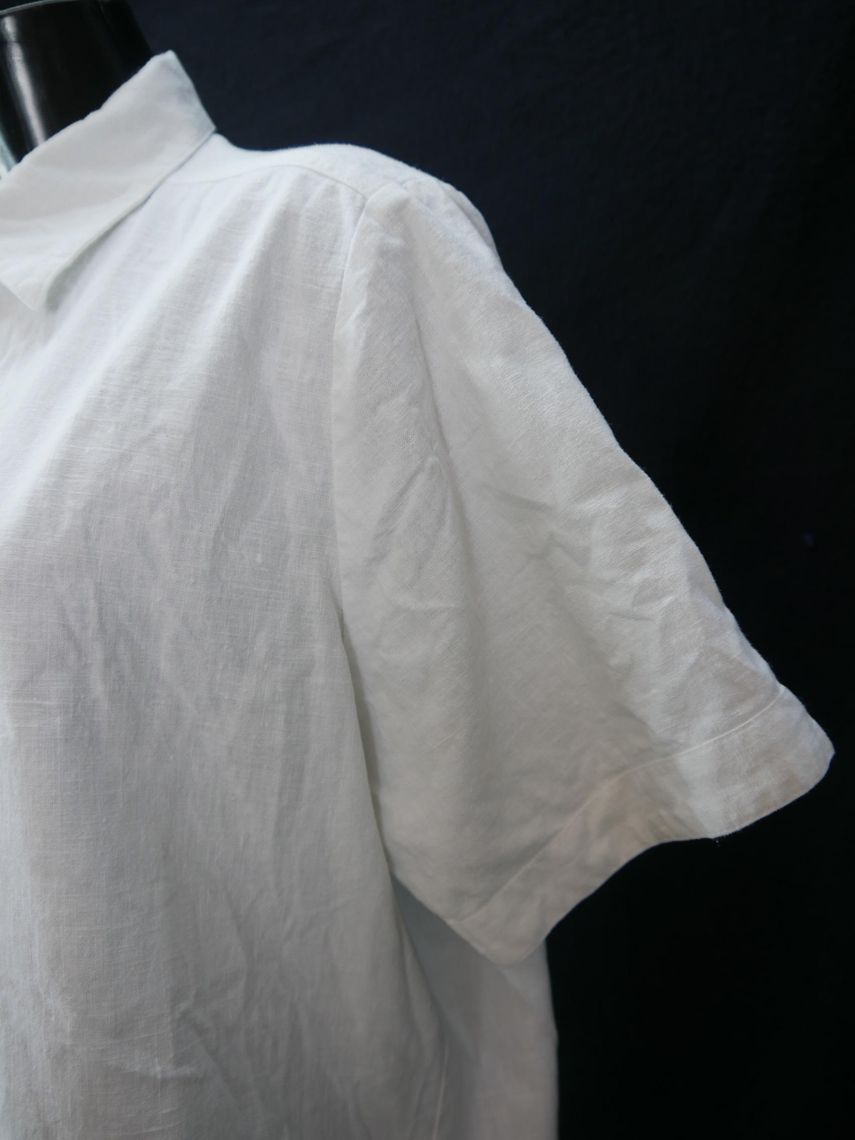 Size 44 Trachten blouse white Blouse modern style linen blend with ...