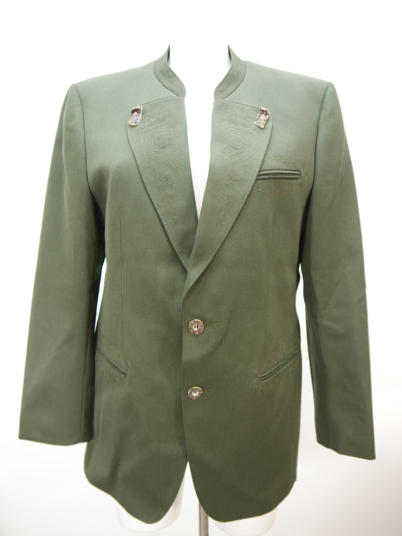 Artifex Style neuwertig grün mit Stickerei fesche Trachtenjacke Jacke Gr.25/50