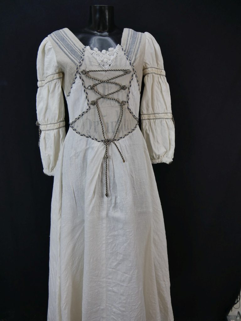 Stockerpoint White With Lacing Wonderful Country House Dress 