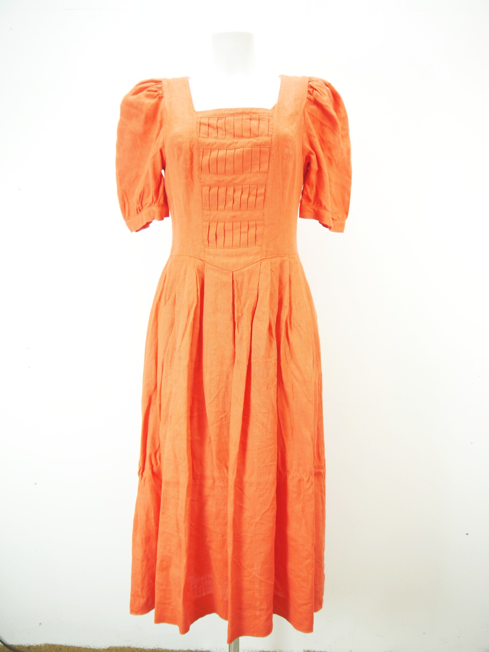 Berwin & Wolff orange außergewöhnliches Landhaus Kleid Trachtenkleid Gr.38