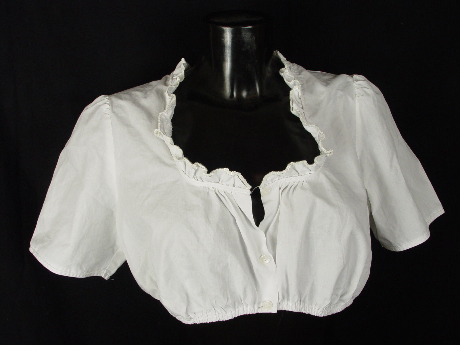 Size 42 Dirndl blouse with round neckline Blouse for Dirndl Trachten ...